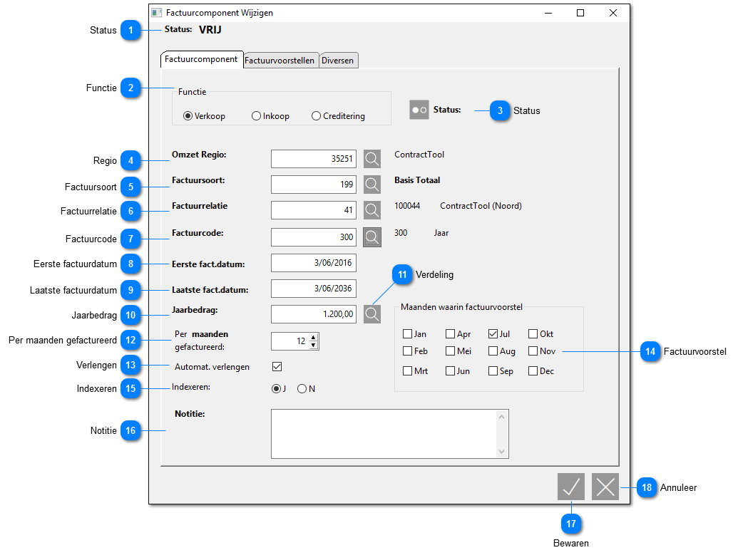 Factuurcomponent 