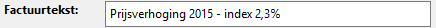 3. Factuurtekst