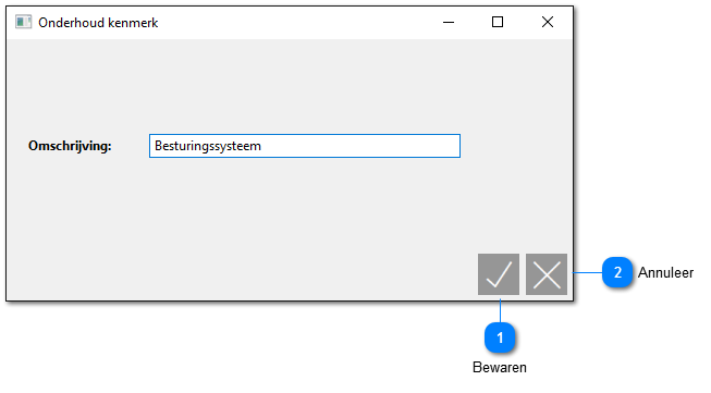 Kenmerk wijzigen